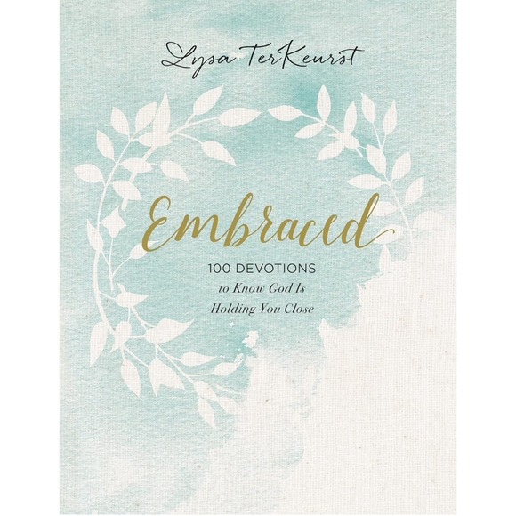 Lysa TerKeurst Embraced Devotional Book 100 Devotions to Know God - Picture 1 of 6